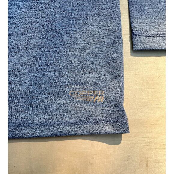 Copper Fit Gray Activewear Sweatshirt Long Sleeve Mens Women Size XL Relaxed Fit - Picture 4 of 7